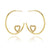 1 Pair Modern Style Classic Style Star Heart Shape Plating Inlay Copper Zircon Drop Earrings