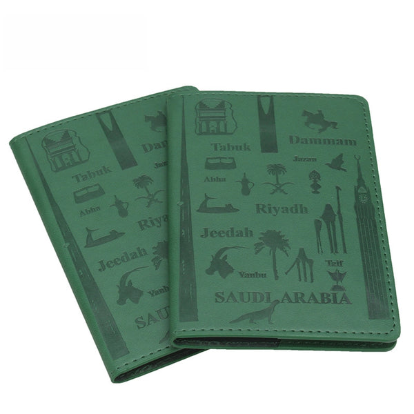 Embossed Middle East Passbook Holder City Pattern Saudi Arabia Passbook Israel Passbook Case