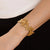 Elegant Retro Flower 201 Stainless Steel Bangle In Bulk