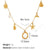 Beach Starfish 304 Stainless Steel Artificial Pearls 18K Gold Plated Polishing Inlay Pendant Necklace