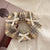 Women'S Ig Style Sweet Plaid Bow Knot Cloth Rib-Knit Lace Rivet Hair Tie
