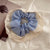 Women'S Ig Style Sweet Plaid Bow Knot Cloth Rib-Knit Lace Rivet Hair Tie