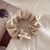 Women'S Ig Style Sweet Plaid Bow Knot Cloth Rib-Knit Lace Rivet Hair Tie