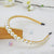 Women'S Retro Shiny Star Waves Metal Handmade Inlay Rhinestones Pearl Hair Band