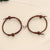 New Hand-In-Hand Suction Hand Rope Hand Rope Men And Women Wishing Stone Love Magnet Couple Bracelet Pair
