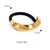 Women'S Casual Modern Style Square Bow Knot Shell 304 Stainless Steel Metal Shiny Metallic Hair Tie