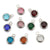 20 Pcs/Package Artificial Crystal Geometric Jewelry Accessories Pendant