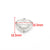 1 Piece 16.5*16.5Mm 16.5*21.5Mm 18*22.5Mm Hole 1~1.9Mm Hole 2~2.9Mm 304 Stainless Steel 18K Gold Plated Moon Heart Shape Solid Color Jewelry Accessories Pendant