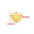 1 Piece 16.5*16.5Mm 16.5*21.5Mm 18*22.5Mm Hole 1~1.9Mm Hole 2~2.9Mm 304 Stainless Steel 18K Gold Plated Moon Heart Shape Solid Color Jewelry Accessories Pendant