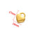 1 Piece 16.5*16.5Mm 16.5*21.5Mm 18*22.5Mm Hole 1~1.9Mm Hole 2~2.9Mm 304 Stainless Steel 18K Gold Plated Moon Heart Shape Solid Color Jewelry Accessories Pendant