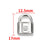1 Piece 16.5*16.5Mm 16.5*21.5Mm 18*22.5Mm Hole 1~1.9Mm Hole 2~2.9Mm 304 Stainless Steel 18K Gold Plated Moon Heart Shape Solid Color Jewelry Accessories Pendant