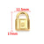 1 Piece 16.5*16.5Mm 16.5*21.5Mm 18*22.5Mm Hole 1~1.9Mm Hole 2~2.9Mm 304 Stainless Steel 18K Gold Plated Moon Heart Shape Solid Color Jewelry Accessories Pendant