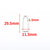 1 Piece 16.5*16.5Mm 16.5*21.5Mm 18*22.5Mm Hole 1~1.9Mm Hole 2~2.9Mm 304 Stainless Steel 18K Gold Plated Moon Heart Shape Solid Color Jewelry Accessories Pendant