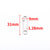 1 Piece 16.5*16.5Mm 16.5*21.5Mm 18*22.5Mm Hole 1~1.9Mm Hole 2~2.9Mm 304 Stainless Steel 18K Gold Plated Moon Heart Shape Solid Color Jewelry Accessories Pendant