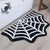 Halloween Retro Stripe Polyester Fiber (Polyester) Floor Mat Floor Mat Bedding