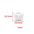 1 Piece 16.5*16.5Mm 16.5*21.5Mm 18*22.5Mm Hole 1~1.9Mm Hole 2~2.9Mm 304 Stainless Steel 18K Gold Plated Moon Heart Shape Solid Color Jewelry Accessories Pendant