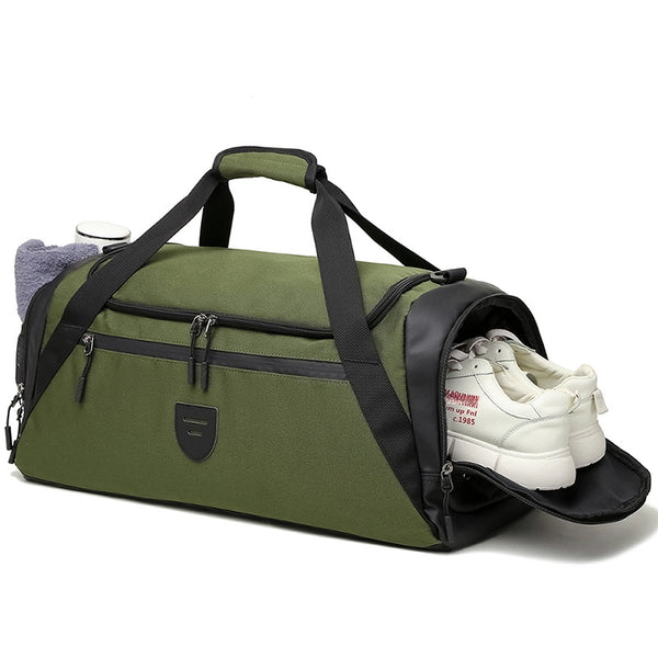 Gym Bag Men'S Multifunctional Short-Distance Travel Bag Portable Large Capacity Shoulder Bag Dry And Wet Separate Luggage Bag Portable