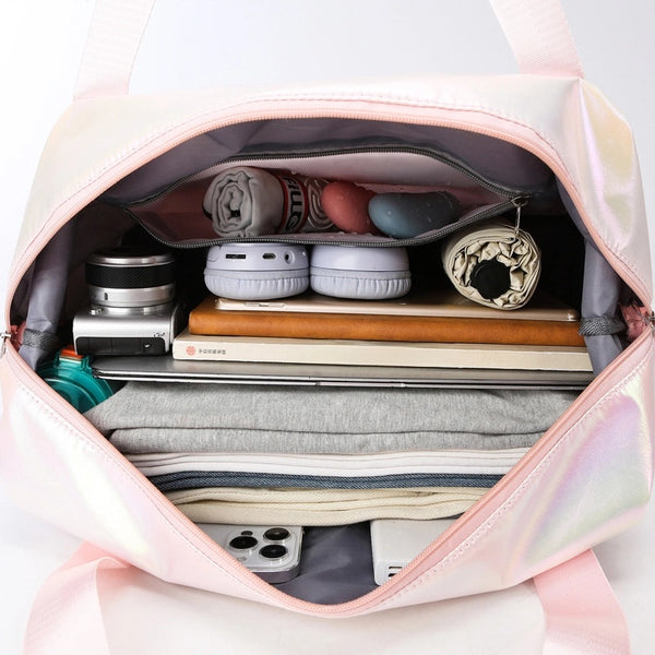 Unisex Classic Style Solid Color Oxford Cloth Waterproof Travel Bags