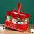 Christmas Non-Woven Bag Handbag Cartoon Christmas Gift Bag Environmental Protection Bag Folding Storage Bag