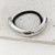 Women'S Casual Modern Style Square Bow Knot Shell 304 Stainless Steel Metal Shiny Metallic Hair Tie