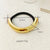 Women'S Casual Modern Style Square Bow Knot Shell 304 Stainless Steel Metal Shiny Metallic Hair Tie