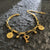 Modern Style Classic Style Human Geometric Letter Titanium Steel Plating Women'S Bracelets