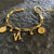 Modern Style Classic Style Human Geometric Letter Titanium Steel Plating Women'S Bracelets