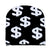 Women'S Exaggerated Punk Dollar Eaveless Wool Cap