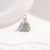Rhodium Plated Bell 925 Silver Pendants