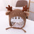 Baby Wool Hat Autumn And Winter Baby Men And Women Velvet Warm Knitted Hat Christmas Antlers Cute Super Cute Shroud Cap