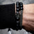 Minimalist Classic Style Commute Crown Rectangle Copper Beaded Men'S Bracelets