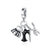 1 Piece 10-13Mm White Copper Cartoon Character Color Block Heart Shape Jewelry Accessories Pendant