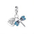 1 Piece 10-13Mm White Copper Cartoon Character Color Block Heart Shape Jewelry Accessories Pendant