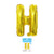 New 16-Inch Letter Balloon Ribbon Backer-Card Hardcover Birthday Party Anniversary Scene Letters For Decoration Aluminum Balloon