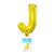 New 16-Inch Letter Balloon Ribbon Backer-Card Hardcover Birthday Party Anniversary Scene Letters For Decoration Aluminum Balloon
