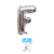 New 16-Inch Letter Balloon Ribbon Backer-Card Hardcover Birthday Party Anniversary Scene Letters For Decoration Aluminum Balloon