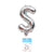 New 16-Inch Letter Balloon Ribbon Backer-Card Hardcover Birthday Party Anniversary Scene Letters For Decoration Aluminum Balloon