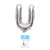 New 16-Inch Letter Balloon Ribbon Backer-Card Hardcover Birthday Party Anniversary Scene Letters For Decoration Aluminum Balloon
