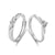 925 Sterling Silver Zircon Crown Open Rings