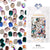 Fat Star Color Diamond Mixed Love Square Diamond Bottoming Drill Star Moon Manicure Jewelry Nail Ornament Mixed