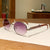 Basic Minimalist Solid Color Pc Oval Frame Full Frame Women'S Sunglasses