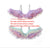 Rainbow Angel Wings Girl'S Back Decoration Children'S Princess Fairy Props Cos Small Accessories Decorative Costume