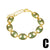 Copper 18K Gold Plated Inlay Butterfly Zircon Bracelets Bangle