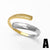 Copper 18K Gold Plated Inlay Butterfly Zircon Bracelets Bangle