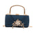 Women'S Pu Leather Solid Color Elegant Classic Style Square Clamp Handbag Crossbody Bag Evening Bag