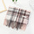 Imitation Cashmere Scarf Winter Women'S Japanese And Korean Sweet Mid-Length Scarf Warm Printed Scarf Women'S Scarf Shawl