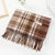 Imitation Cashmere Scarf Winter Women'S Japanese And Korean Sweet Mid-Length Scarf Warm Printed Scarf Women'S Scarf Shawl