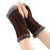 New Autumn And Winter Fleece-Lined Wool Gloves Twist Knitted Finger Leakage Plush Oversleeve Warm Thickened Wool Gloves