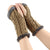 New Autumn And Winter Fleece-Lined Wool Gloves Twist Knitted Finger Leakage Plush Oversleeve Warm Thickened Wool Gloves