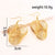1 Pair Casual Elegant Streetwear Heart Shape Bow Knot 304 Stainless Steel 18K Gold Plated Ear Studs
